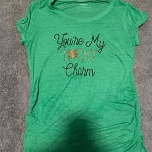 Maternity St. Patrick’s day shirt
